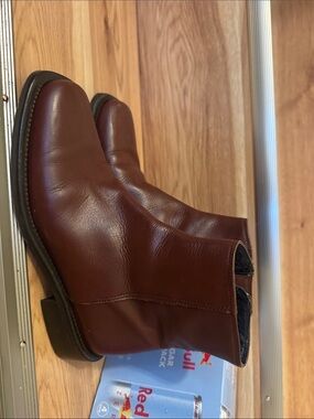 J. Crew Women's Brown Leather Ankle Booties